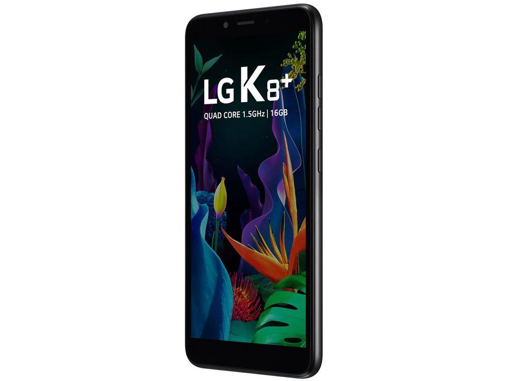 Smartphone LG K8 Plus 16GB Preto 4G Quad-Core  - 1GB RAM 5,45” Câm. 8MP + Câm. Selfie 5MP - 5