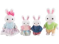 Mini Figura Família Coelho Lulie Kids 4 Unidades  - 1