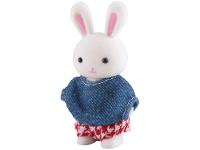 Mini Figura Família Coelho Lulie Kids 4 Unidades 