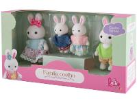 Mini Figura Família Coelho Lulie Kids 4 Unidades  - 8