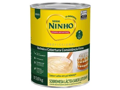 Recheio e Cobertura Leite em pó Ninho Nestle Integral 2,61kg