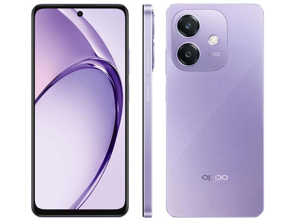 Smartphone OPPO A60 256GB 8GB RAM Lilás 4G 6,67" 50MP + Selfie 5MP - 1