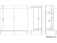 Painel para TV até 42" Móveis Albatroz Wave