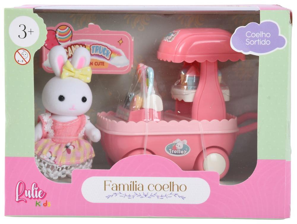 Mini Figura Família Coelho Lulie Kids  - 1