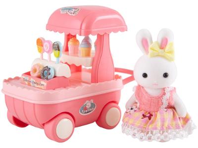 Mini Figura Família Coelho Lulie Kids 