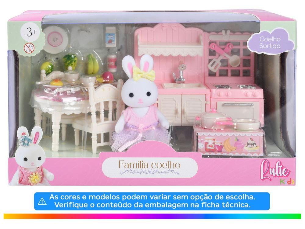Playset Família Coelho Cozinha Lulie Kids 21 peças - 2