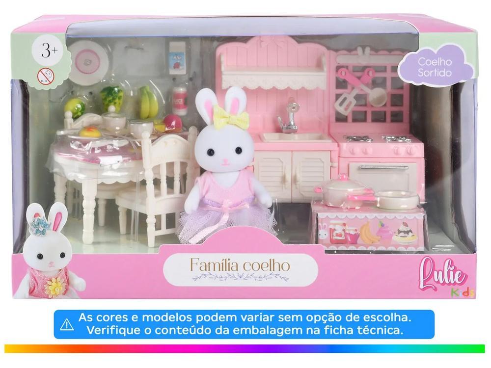 Playset Família Coelho Cozinha Lulie Kids 21 peças - 2