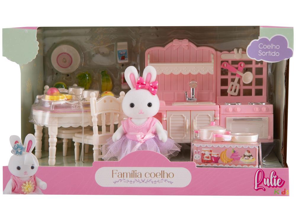 Playset Família Coelho Cozinha Lulie Kids 21 peças - 8