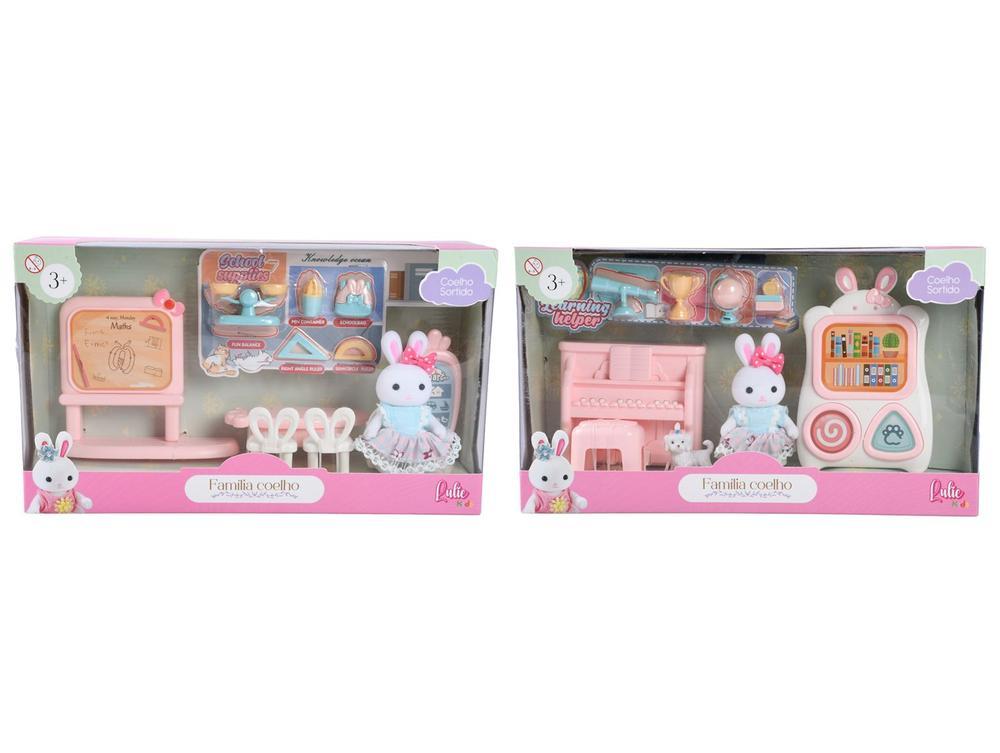 Mini Figura Família Coelho Lulie Kids  - 1