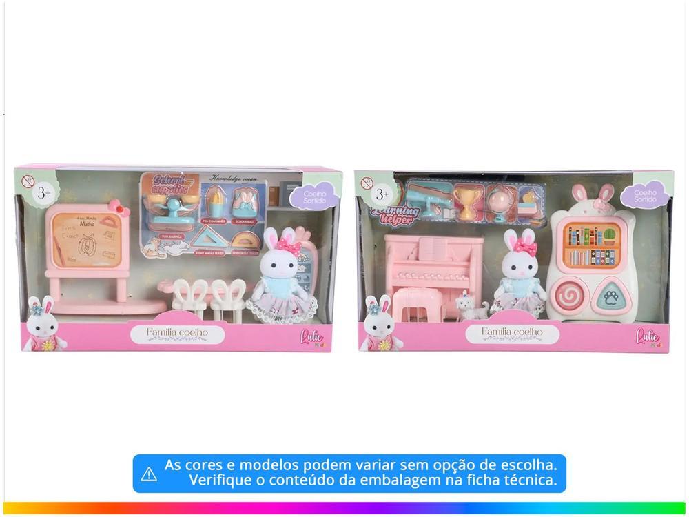 Mini Figura Família Coelho Lulie Kids  - 2
