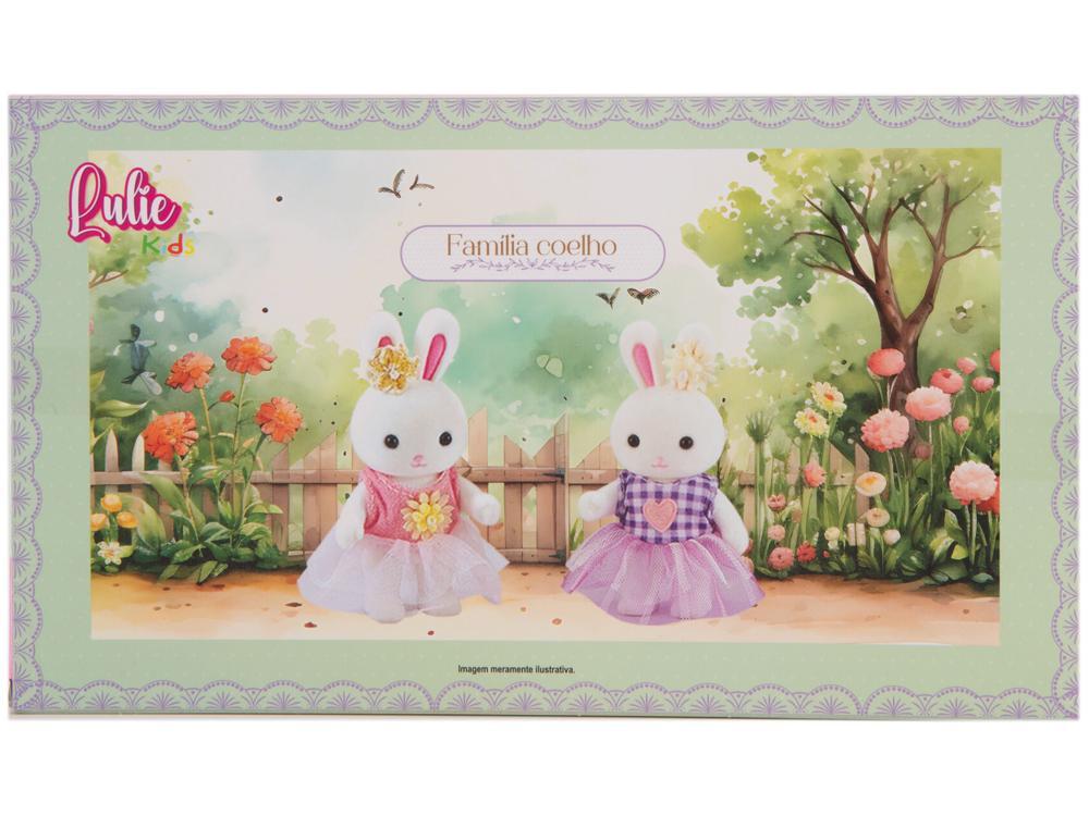 Mini Figura Família Coelho Lulie Kids  - 8