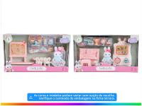 Mini Figura Família Coelho Lulie Kids  - 2