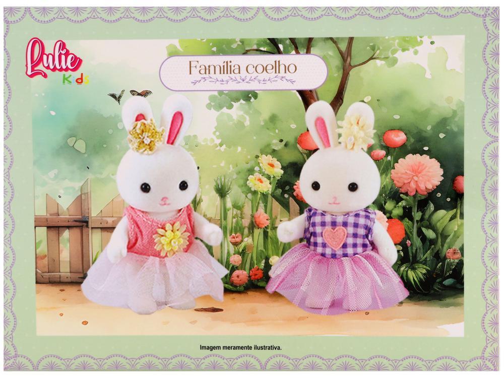 Mini Figura Família Coelho Bolo de Aniversário  - 8