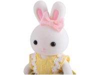 Mini Figura Família Coelho Bolo de Aniversário 