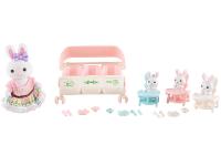 Mini Figura Família Coelho Lulie Kids 4 Unidades  - 1