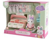 Mini Figura Família Coelho Lulie Kids 4 Unidades  - 9