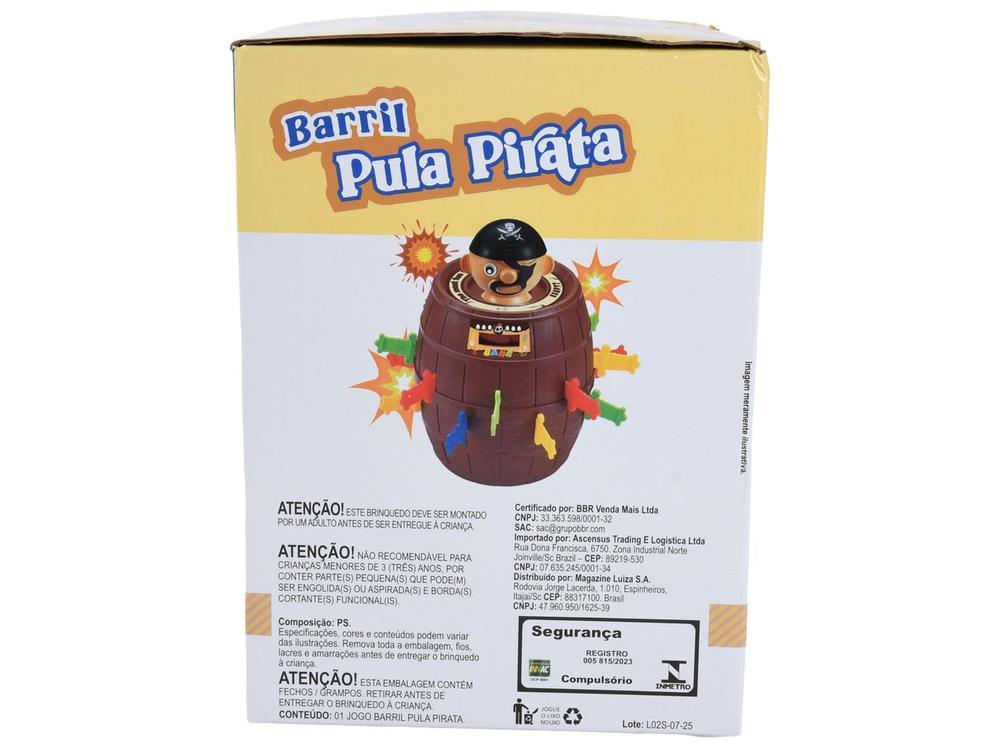 Jogo Barril Pula Pirata Lulie Kids - 3