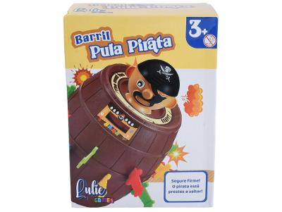 Jogo Barril Pula Pirata Lulie Kids