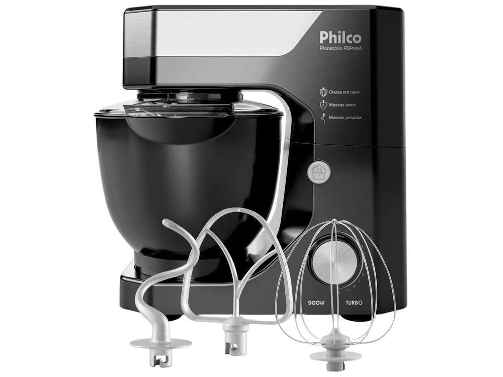 Batedeira Planetária Philco Preta 800W 12 Velocidades 5 Litros PBP90A 103401154 - 1