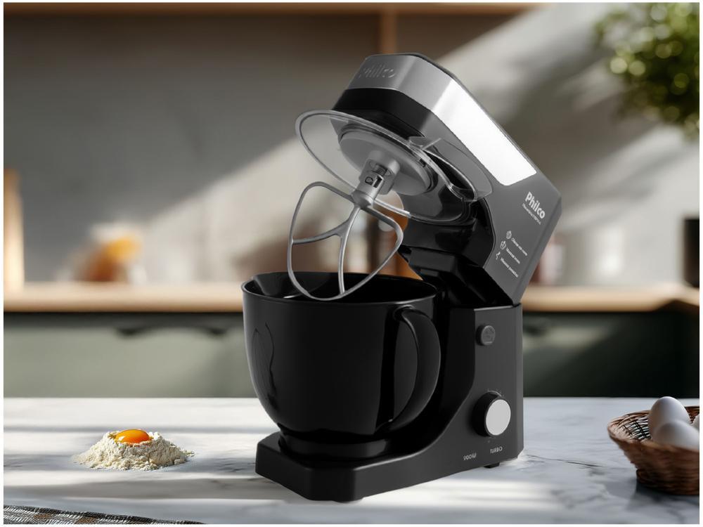 Batedeira Planetária Philco Preta 800W 12 Velocidades 5 Litros PBP90A 103401154 - 8