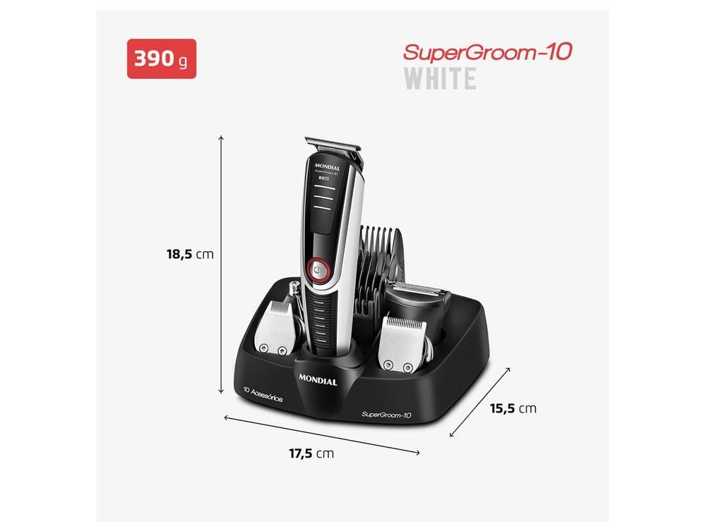 Aparador de Pelos Mondial Super Groom 10 BG-08 com Acessórios 78605-01 - 7