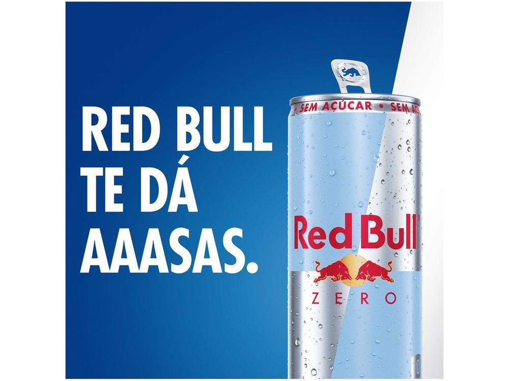 Bebida Energética Red Bull Zero 250ml 4 Unidades - 3
