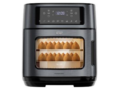 Air Fryer Wap Oven WAOD2 Preto e Cinza Digital com Timer 12L