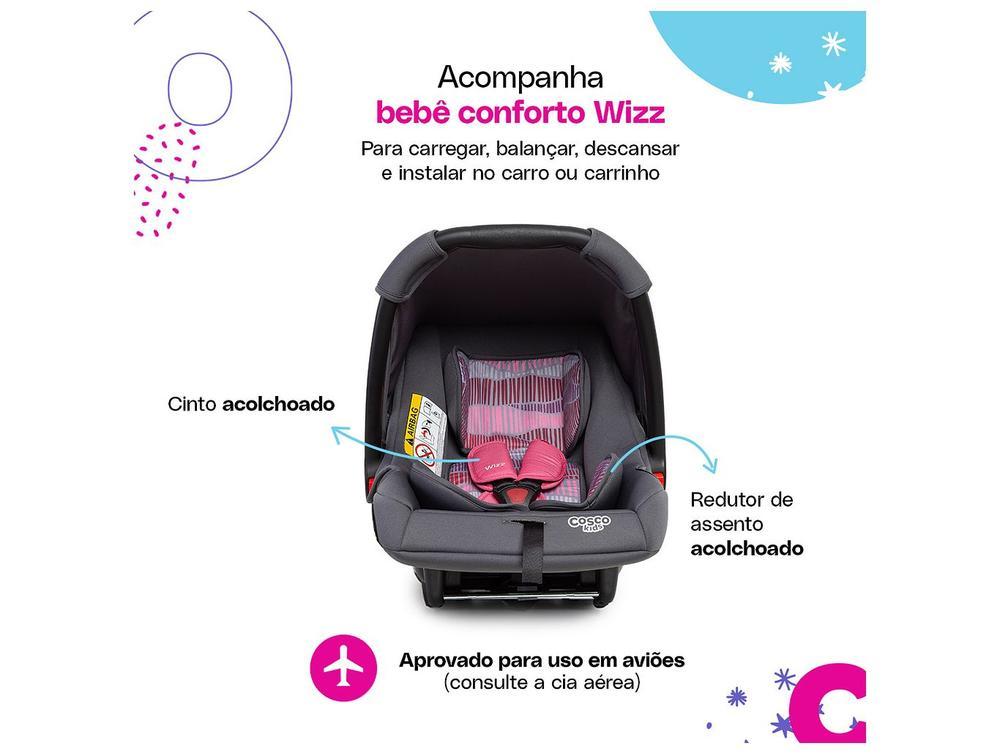Carrinho de Bebê com Bebê Conforto Cosco Kids Reverse 0 a 15kg - 7