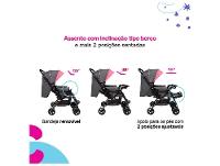 Carrinho de Bebê com Bebê Conforto Cosco Kids Reverse 0 a 15kg