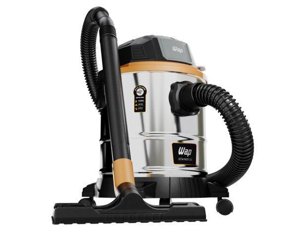 Aspirador de Pó e Água Wap com Filtro HEPA 1900W GTW Inox 20i Inox e Preto FW010265 - 1