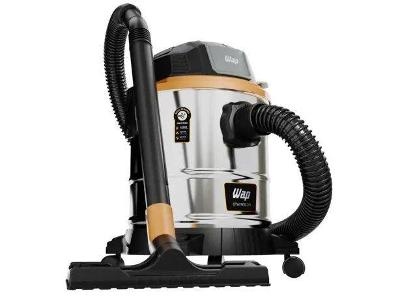 Aspirador de Pó e Água Wap com Filtro HEPA 1900W GTW Inox 20i Inox e Preto FW010265