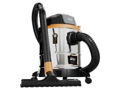 Aspirador de Pó e Água Wap com Filtro HEPA 1900W GTW Inox 20i Inox e Preto FW010265