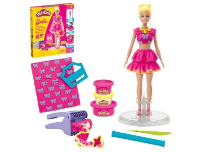 Boneca Barbie Play-Doh Babados e Laços 