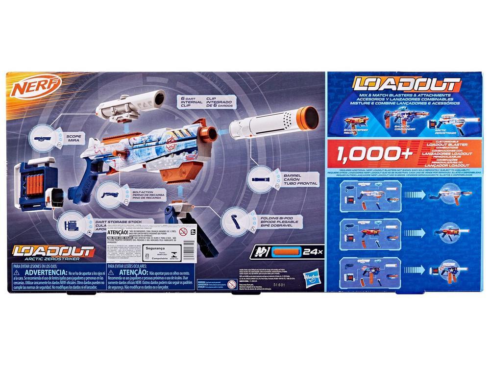 Lançador de Dardos Nerf Loadout Artic Zerostriker - 7