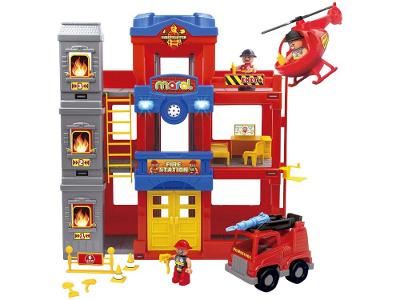 Playset Bombeiros Fire Station Maral 23 Peças