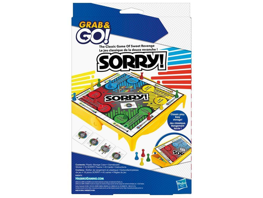 Jogo Sorry! Grab & Go! Hasbro Gaming - 6