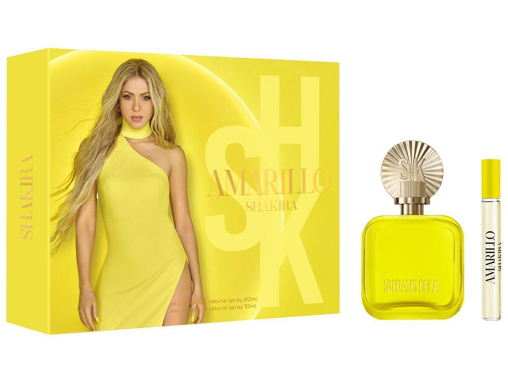 Kit Perfume Feminino Shakira Amarillo 1 Eau de Parfum de 80ml + 1 Eau de Parfum de 10ml - 1