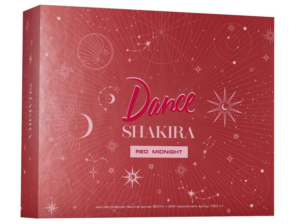 Kit Perfume Feminino Shakira Dance Red Midnight 1 Eau de Toilette de 80ml + 1 Desodorante Spray de 150ml - 4