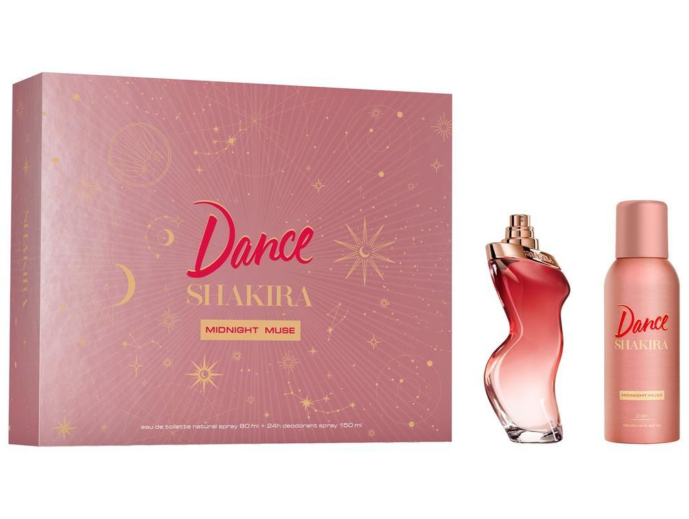 Kit Perfume Feminino Shakira Dance Midnight Muse 1 Eau de Toilette de 80ml + 1 Desodorante Spray de 150ml - 1