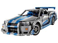 LEGO Carro Nissan Skyline GT-R (R34) de 2 Fast 2  - 8