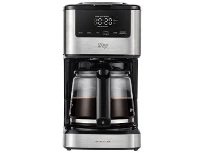 Cafeteira Elétrica Wap Aroma WCD1500 38 Xícaras Preto e Cinza FW010085