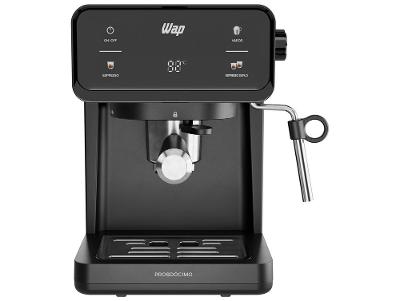 Cafeteira Expresso Wap WCM20 Inox 2 Xícaras Preto e Cinza FW010587