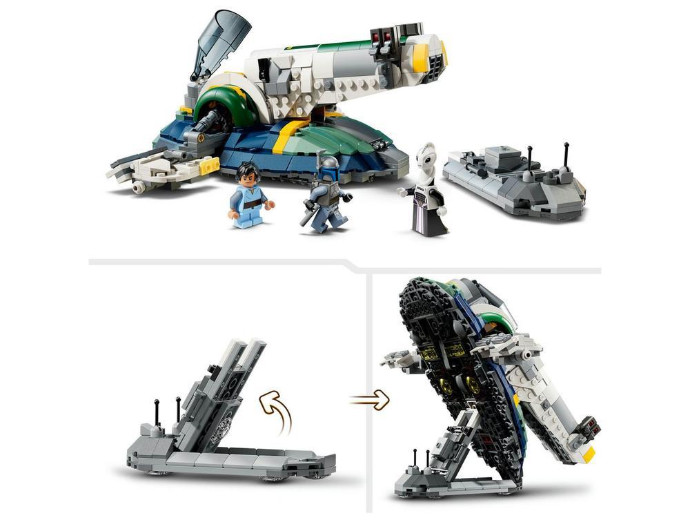 LEGO Nave Estelar de Jango Fett 75433 707 Peças - 5