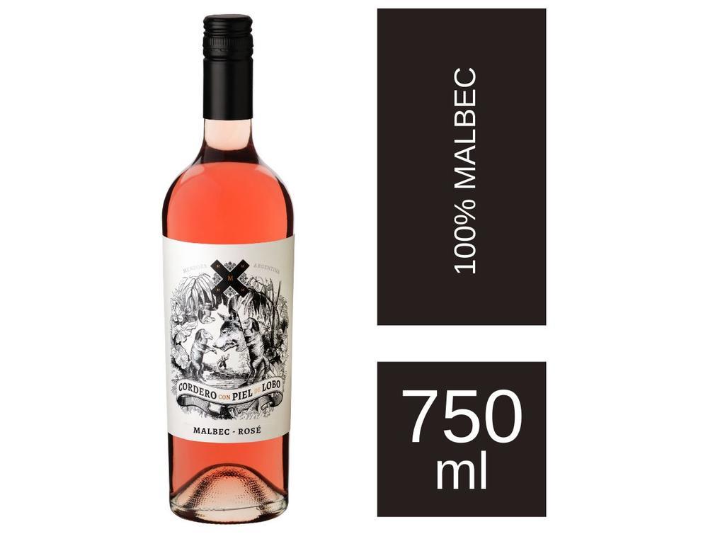 Vinho Rosé Seco Cordero con Piel de Lobo Argentina 750ml - 2