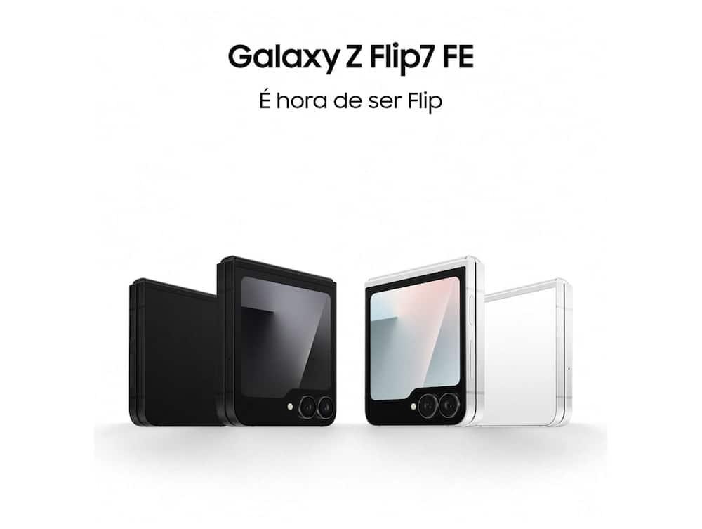 Smartphone Samsung Galaxy Z Flip7 FE 256GB Branco 5G  8GB RAM Tela  6,7" Câm. Dupla + Selfie 10MP - 2