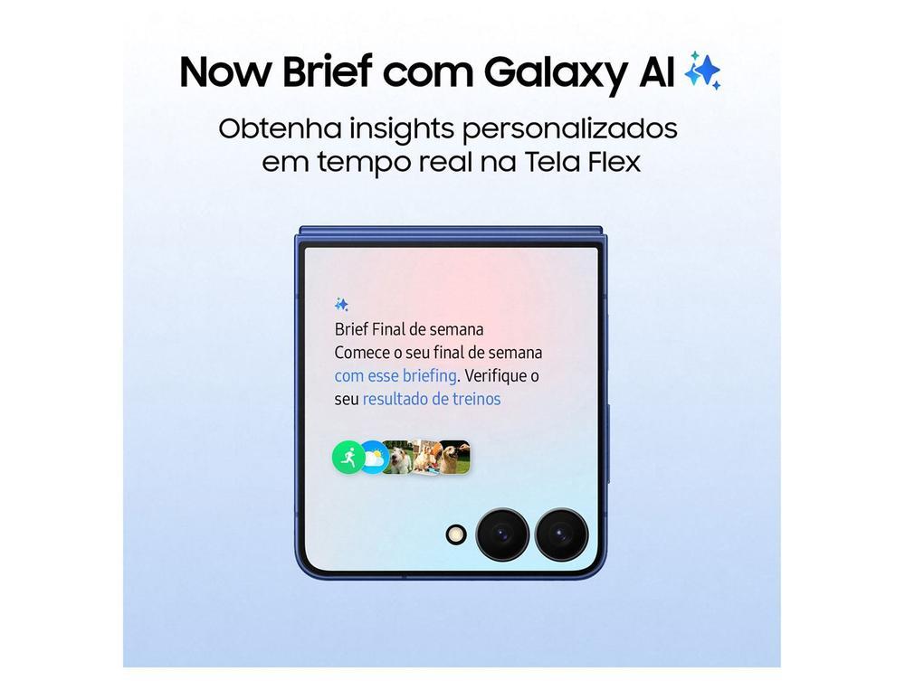 Smartphone Samsung Galaxy Z Flip7 256GB Preto 5G Tela 6,9" Câm. Dupla 50MP Galaxy AI - 6