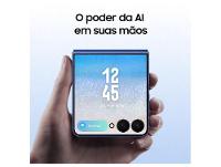 Smartphone Samsung Galaxy Z Flip7 256GB Preto 5G Tela 6,9" Câm. Dupla 50MP Galaxy AI