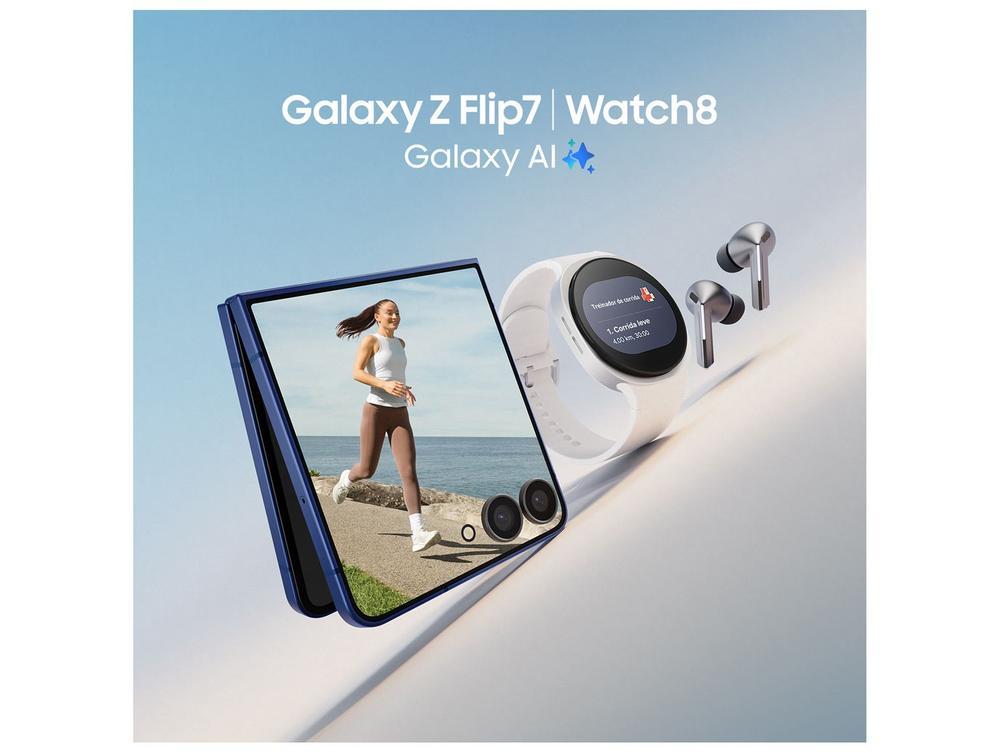 Smartphone Samsung Galaxy Z Flip7 512GB Azul 5G Tela 6,9" Câm. Dupla 50MP Galaxy AI - 7