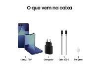 Smartphone Samsung Galaxy Z Flip7 512GB Azul 5G Tela 6,9" Câm. Dupla 50MP Galaxy AI - 8