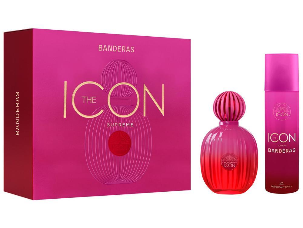 Kit Perfume Feminino Banderas The Icon Supreme 1 Eau de Parfum 100ml + 1 Desodorante spray 150ml - 1